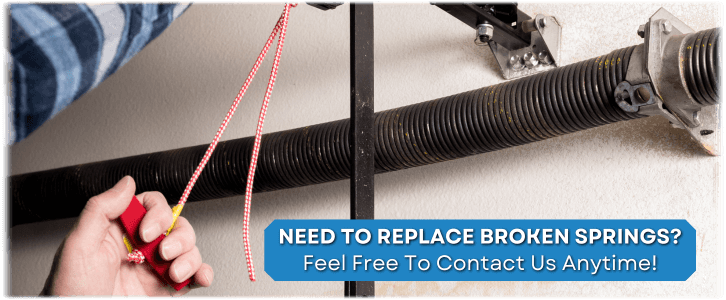Broken Garage Door Spring Bethel Park PA